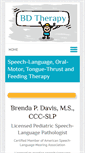 Mobile Screenshot of bdtherapy.com